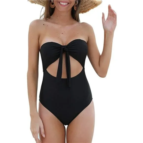 Strapless One-Piece Swimsuit - Picture 2 of 7